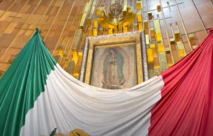 Imagen original de Nuestra Seu00f1ora de Guadalupe en su santuario de Ciudad de Mu00e9xico. Cru00e9dito: David Ramos / ACI Prensa. 