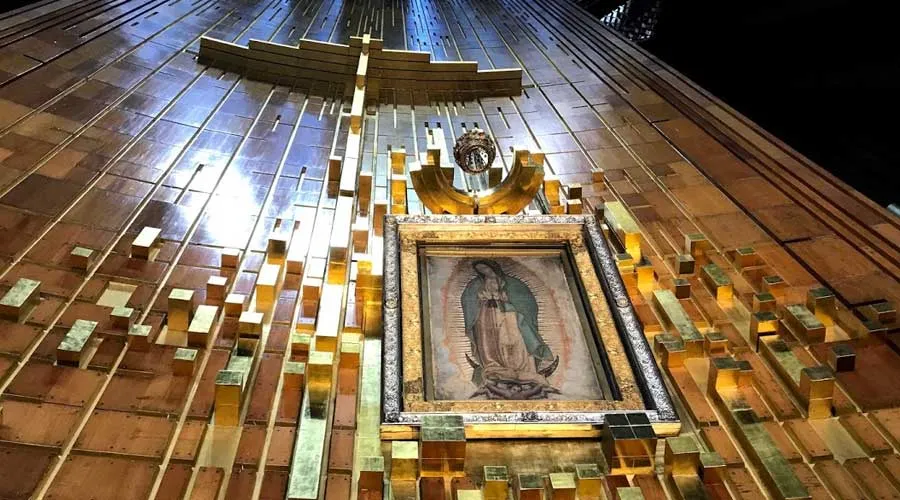 Imagen original de la Virgen de Guadalupe en su santuario en Ciudad de México. Foto: David Ramos / ACI Prensa.?w=200&h=150