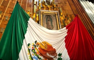 Imagen original de Nuestra Seu00f1ora de Guadalupe en su santuario de Ciudad de Mu00e9xico. Cru00e9dito: David Ramos / ACI Prensa. 