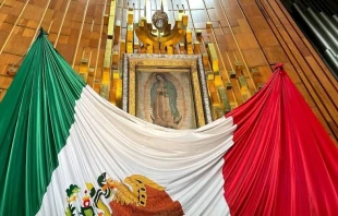 Imagen original de la Virgen de Guadalupe en su Santuario en Ciudad de Mu00e9xico. Cru00e9dito: David Ramos / ACI Prensa. 