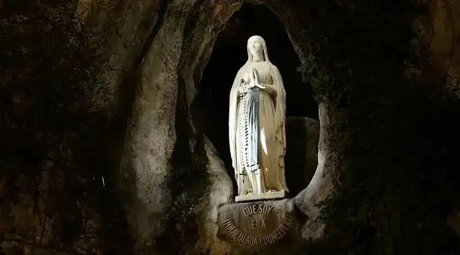 Gruta de la Virgen de Lourdes. Crédito: Daniel Ibáñez / ACI Prensa.?w=200&h=150