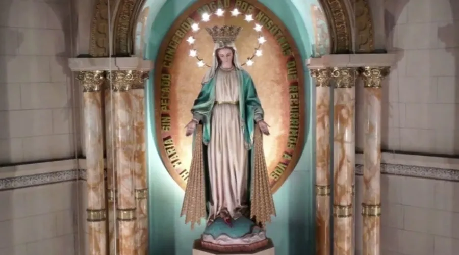 Imagen referencial. Virgen María de la Medalla Milagrosa. Crédito: Parroquia de la Medalla Milagrosa, Buenos Aires.