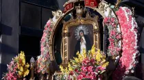 Imagen de archivo de la procesión de la Virgen de la Paloma. Foto: Wikipedia