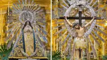 Virgen del Milagro y el Señor del Milagro: Crédito: Lisardofmaggipinto, Arzobispado de Salta.