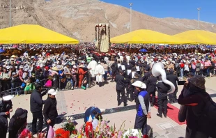 Mas de 200 mil fieles peregrinaron al santuario de la Virgen de Chapi en el sur del Peru00fa. Cru00e9dito: Arzobispado de Arequipa 