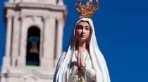 Virgen de Fátima. Crédito: Santuario de Fátima