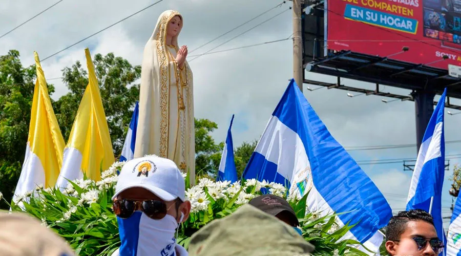Peregrinación de apoyo a los obispos en julio de 2018. Crédito: Javier Ruiz (Facebook Arquidiócesis de Managua)