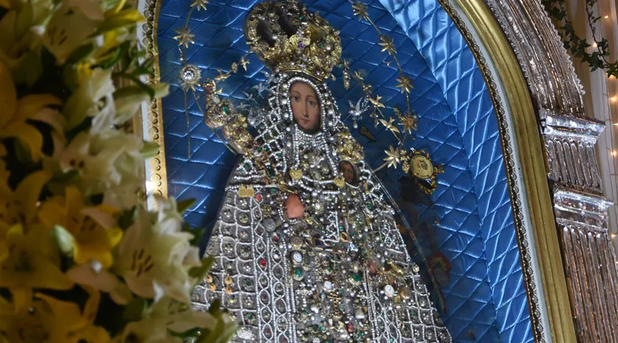 Virgen de Guadalupe. Crédito: Arquidiócesis de Sucre, Bolivia.