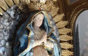Virgen de Guadalupe patrona de la Arquidiócesis de Santa Fe. Crédito: Basílica de Guadalupe Santa Fe. 