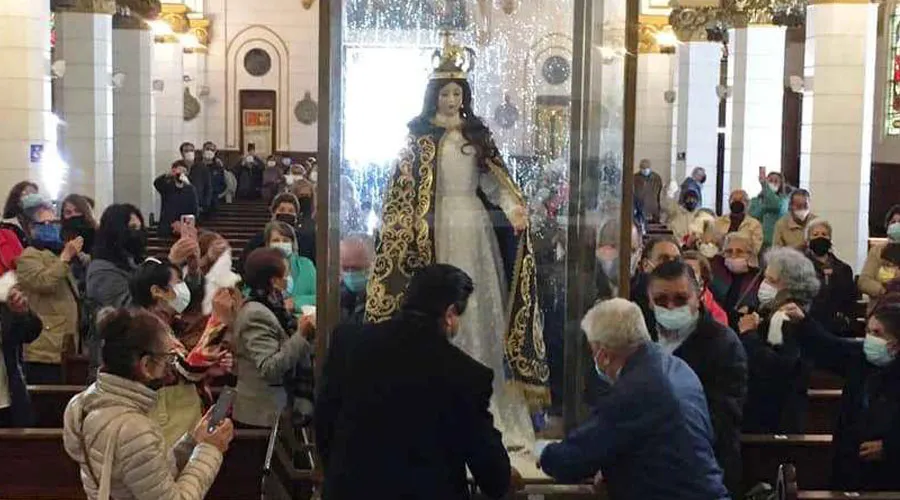 Virgen de Los Vásquez. Crédito: Diócesis de Valparaíso.