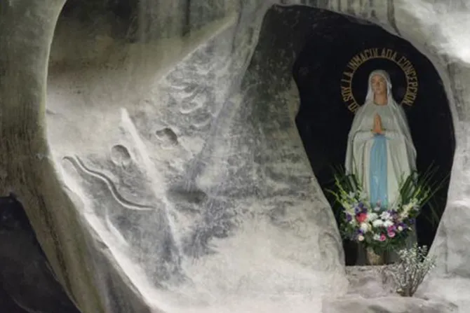 Santuarios inician novena en honor a la Virgen de Lourdes