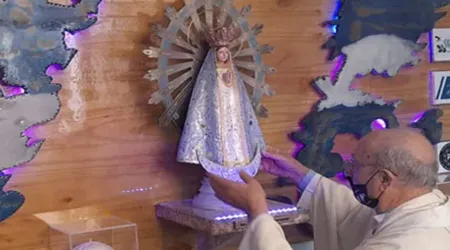 Celebran 2 años del regreso de la Virgen de Luján de las “islas Malvinas”