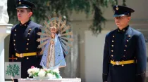 Virgen de Luján, patrona de las Fuerzas Armadas y las Fuerzas Federales de Seguridad. Crédito: Obispado Castrense de Argentina.