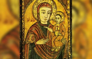 u00cdcono original de la Virgen de Mu00e1riapu00f3cs. Cru00e9dito: opusdei.org 