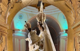 Imagen de Nuestra Seu00f1ora de la Paz en Alcobendas (Espau00f1a). Cru00e9dito: Hermandad de Nuestra Seu00f1ora de la Paz. 