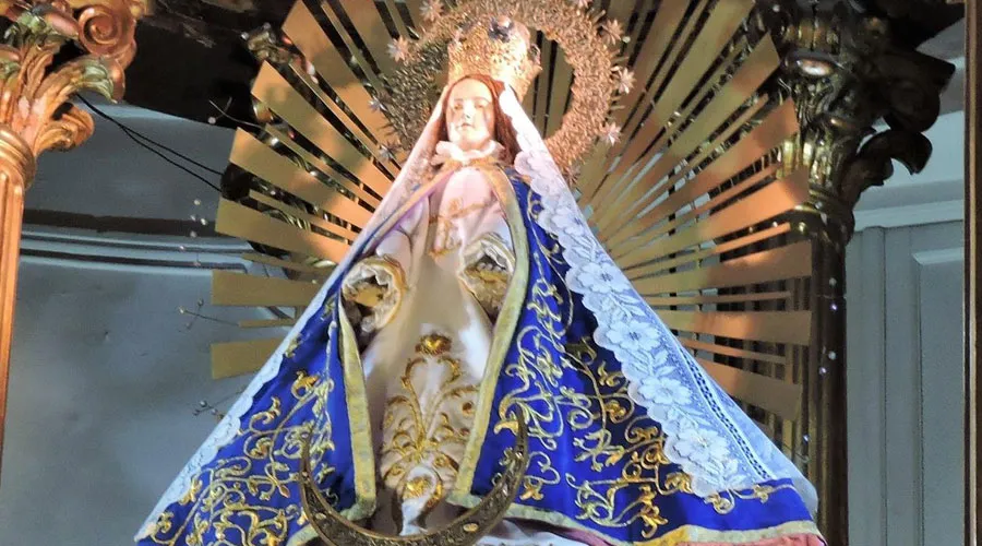 Nuestra Señora del Buen Viaje. Crédito: Parroquia Inmaculada Concepción del Buen Viaje Catedral de Morón.