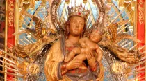 Virgen de la Almudena, patrona de Madrid (España). Foto: Wikipedia. 