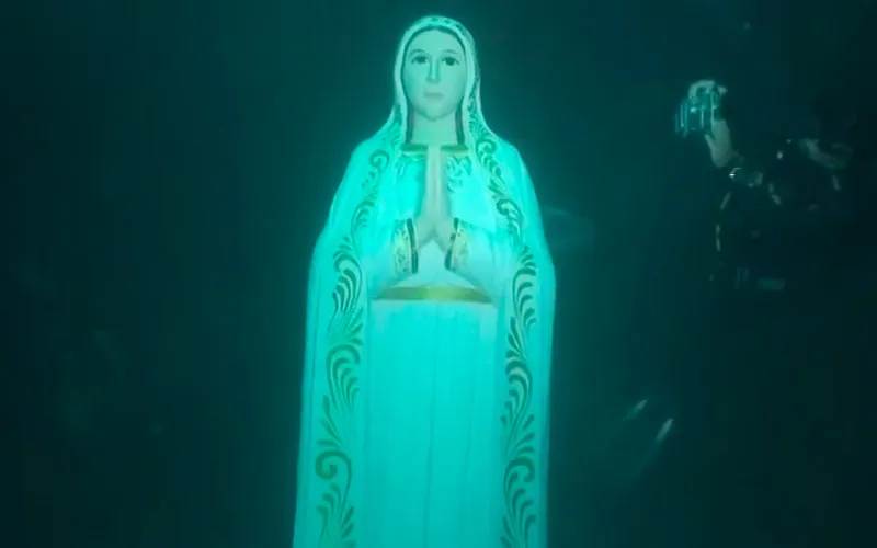 La verdad sobre la imagen de la Virgen María en el fondo del mar de Malasia y Filipinas