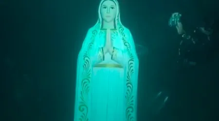 La verdad sobre la imagen de la Virgen María en el fondo del mar de Malasia y Filipinas
