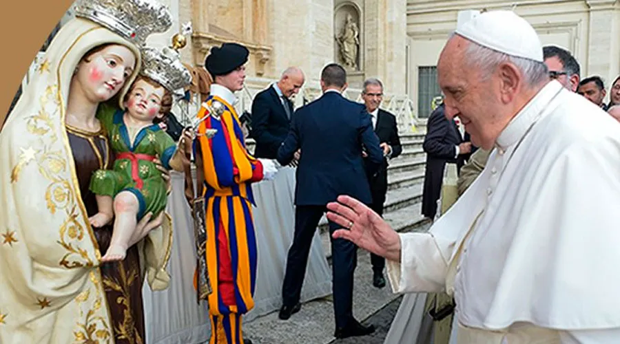 El Papa Francisco invita a rezar esta oración en el día de la Virgen del Carmen