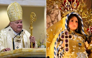 Mons. Thomas Wenski - Imagen de la Virgen de la Caridad del Cobre / Cru00e9dito: Arquidiu00f3cesis de Miami - Ermita de la Caridad 