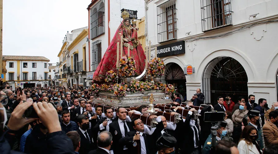 La procesión de la Virgen de Araceli en Córdoba. Crédito: Diócesis de Córdoba?w=200&h=150