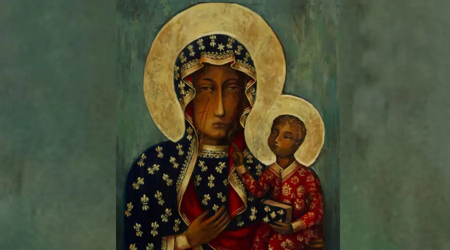 Virgen de Czestochowa. Foto: Miguel de Palafox / Wikipedia, dominio pÃºblico.