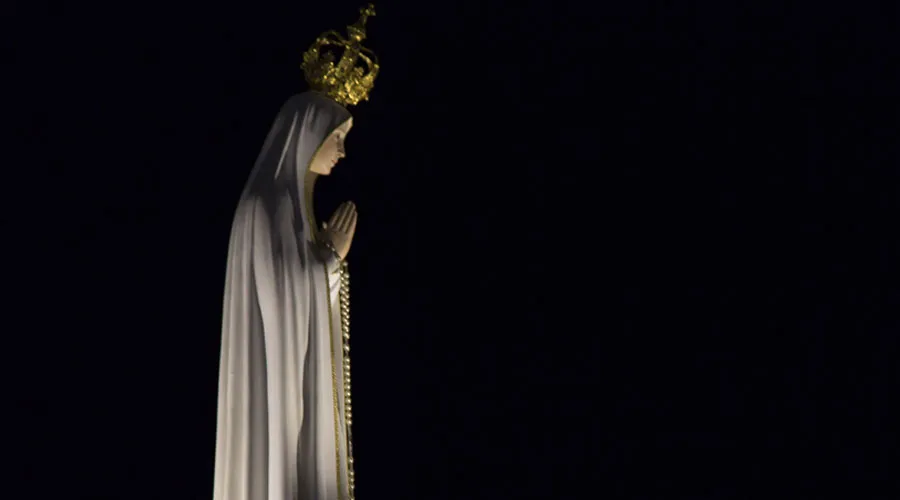 Imagen de la Virgen de Fátima. Crédito: Daniel Ibañez / ACI Prensa
