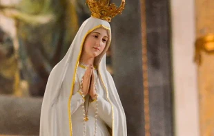 Virgen de Fu00e1tima. Cru00e9dito: Pixabay. 