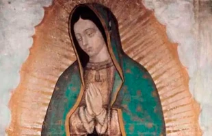 Virgen de Guadalupe. Cru00e9dito: Dominio pu00fablico 