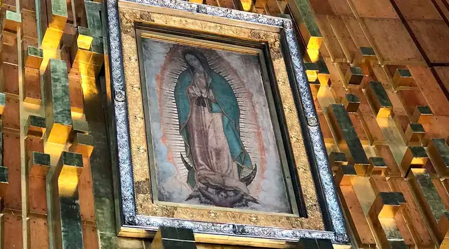 La Virgen de Guadalupe en la nueva Basílica. Foto: David Ramos / ACI Prensa.