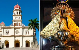 Santuario Nacional de Nuestra Seu00f1ora de la Caridad del Cobre. Cru00e9ditos: JC (CC-BY-NC-SA-2.0) / Virgen de la Caridad del Cobre. Cru00e9ditos: ACI Prensa 