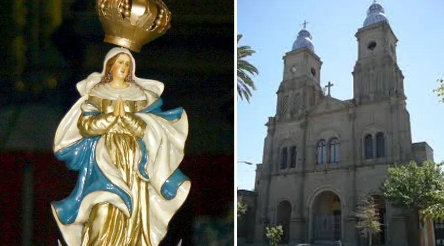 Virgen de Los Treinta Y Tres y Santuario. Crédito: Conferencia Episcopal Uruguaya.