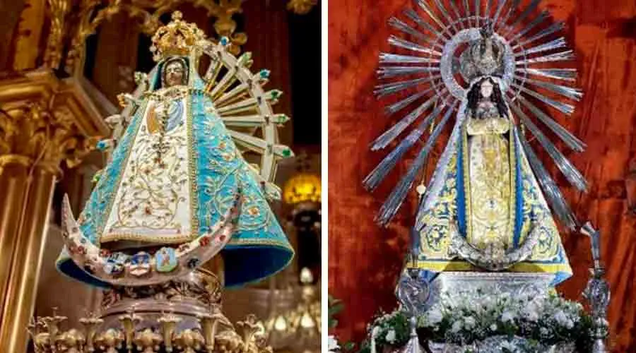 Virgen de Luján y Virgen del Milagro en santuarios de Argentina. Crédito: AICA.?w=200&h=150