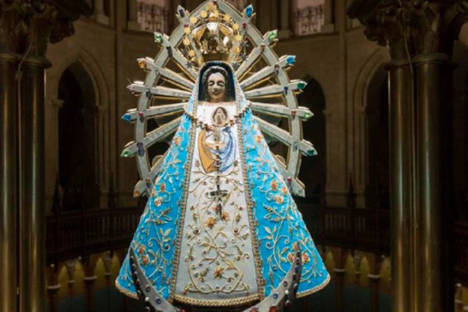 Así puedes ver a la Virgen de Luján en tiempo real