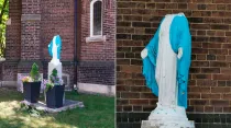 Estatua de la Virgen María decapitada que pertenece a la parroquia Nuestra Señora del Líbano (Toronto) / Crédito: Our Lady of Lebanon Maronite Church - Toronto
