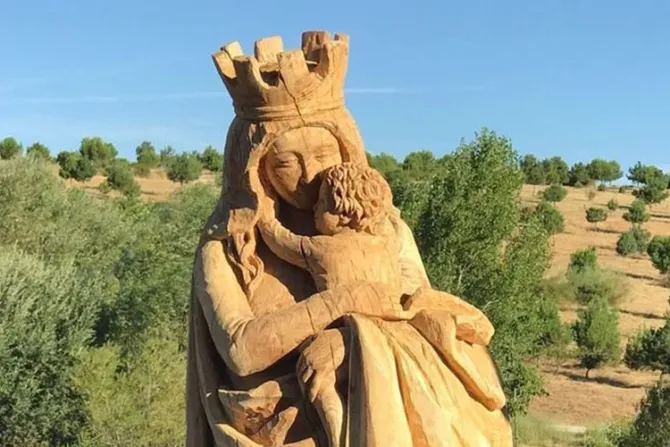 Ayuntamiento de Madrid quiere retirar imagen de la Virgen de parque público