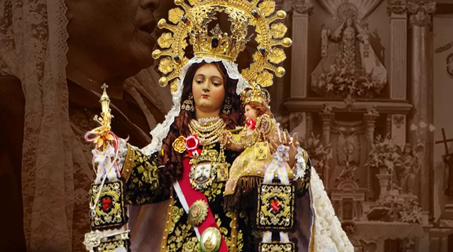 Virgen del Carmen. Crédito: Hermandad de la Santísima Virgen del Carmen de Lima