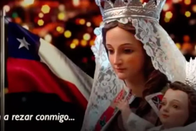 [VIDEO] Chile: Virgen del Carmen despierta corriente de oración contra proyecto de aborto