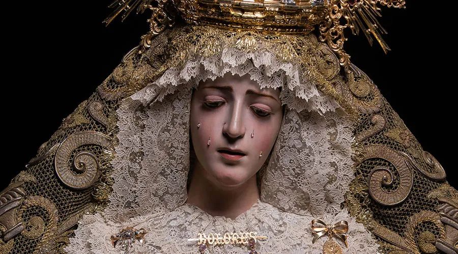 La Virgen de los Dolores de Málaga. Crédito: Luis Manuel Gómez Pozo (CC BY-SA 4.0)