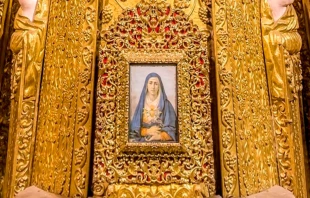 Imagen de la Virgen de los Dolores. Crédito: Unidad Educativa Cristo Rey. 