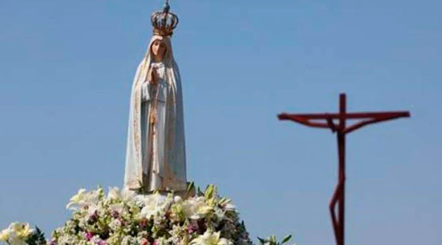 Virgen de Fátima. Foto: Facebook Santuario de Fátima.