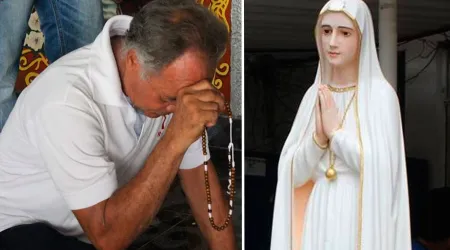 Presos reciben mensaje de esperanza durante visita de imagen de la Virgen de Fátima