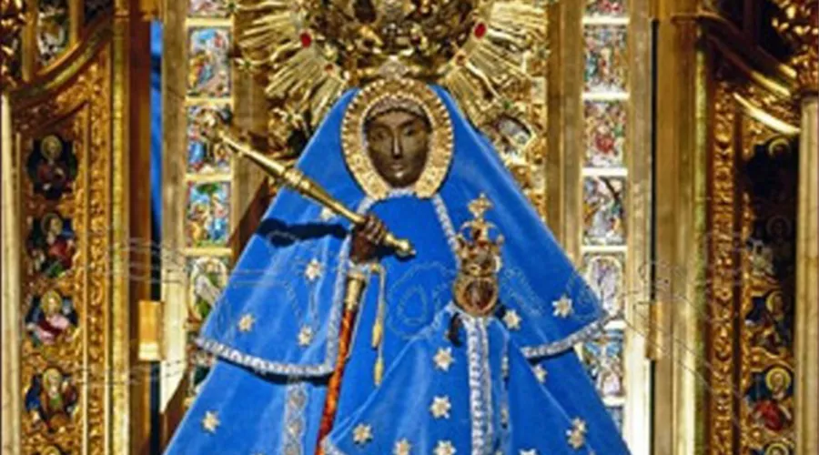 Virgen de Guadalupe en el santuario de España. Crédito: Web Guadalupe Jubileo. ?w=200&h=150