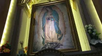 Réplica de la imagen de Nuestra Señora de Guadalupe. Foto: David Ramos / ACI Prensa.