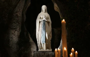 Virgen de Lourdes / Foto: Daniel Ibu00e1u00f1ez (ACI Prensa) 