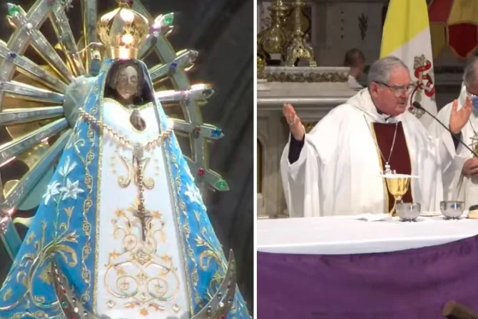 La Virgen María quiere más a los que sufren la barbarie de la guerra, asegura obispo