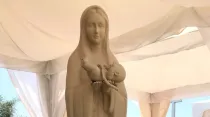 Imagen de la Virgen "Madre de los nacidos y no nacidos". Crédito: Arquidiócesis de Guayaquil.