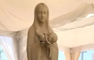 Imagen de la Virgen "Madre de los nacidos y no nacidos". Crédito: Arquidiócesis de Guayaquil. 