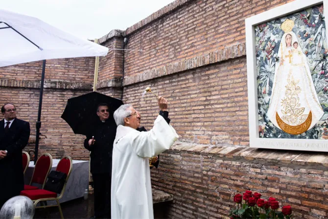 El Vaticano inaugura un mosaico de la Virgen del Quinche, patrona del Ecuador